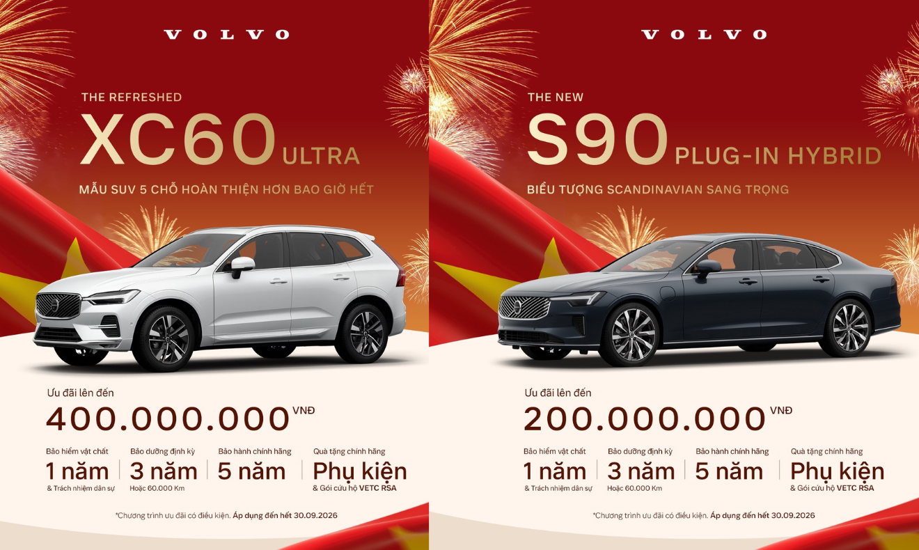 Bảng Giá Volvo Tháng 9 Mới Nhất: XC60 Ultra Ưu Đãi Lên Đến 400 triệu